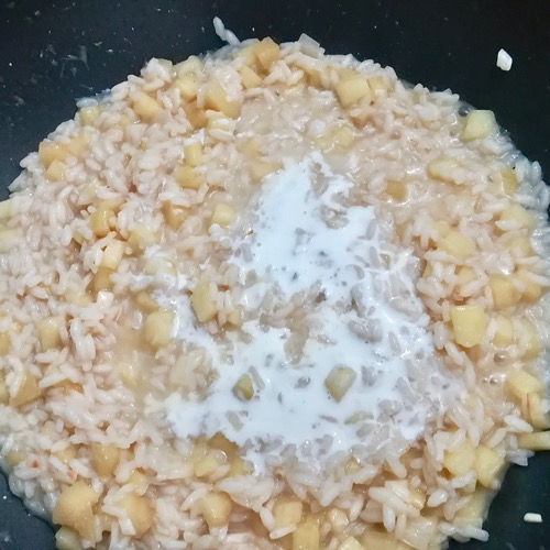 Risotto con le mele