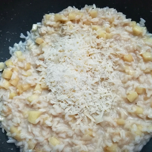 Risotto con le mele