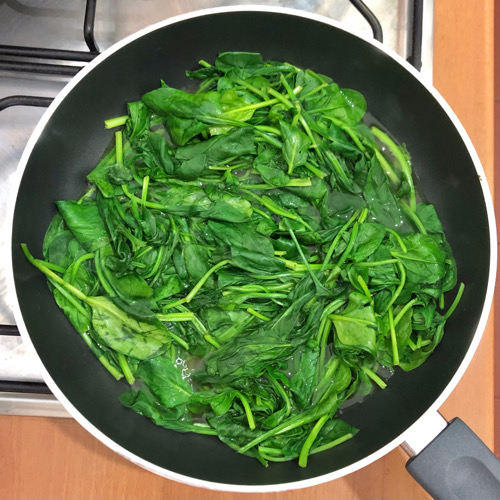 Pasta verde agli spinaci