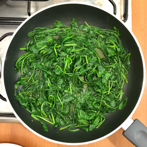 Pasta verde agli spinaci