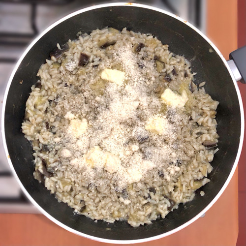 Risotto alle melanzane