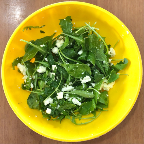 Spaghetti integrali<br/>con feta e verdure