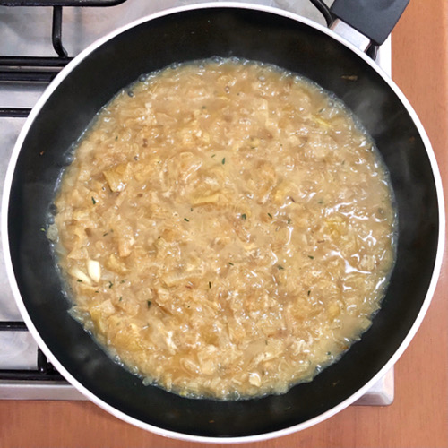 Zuppa di cipolle francese