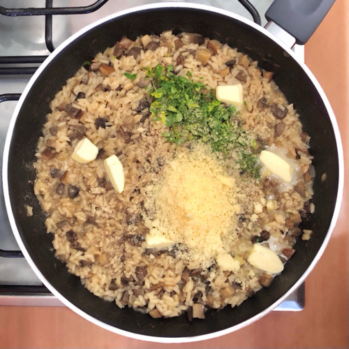 Risotto ai funghi champignon