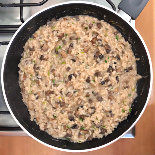 Risotto ai funghi champignon