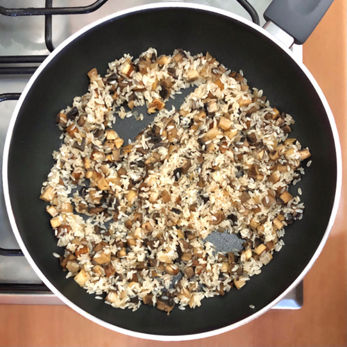 Risotto ai funghi champignon