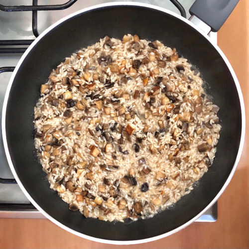 Risotto ai funghi champignon