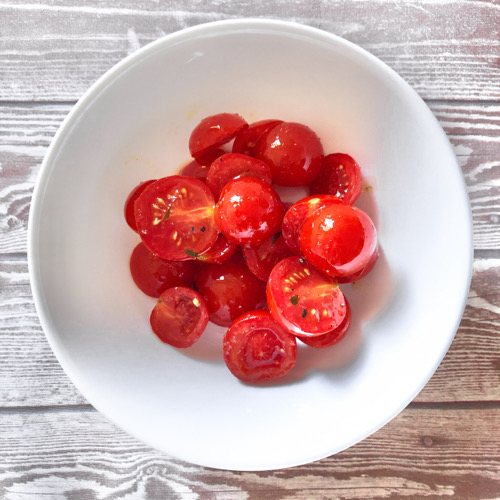 Patate con pomodorini al forno