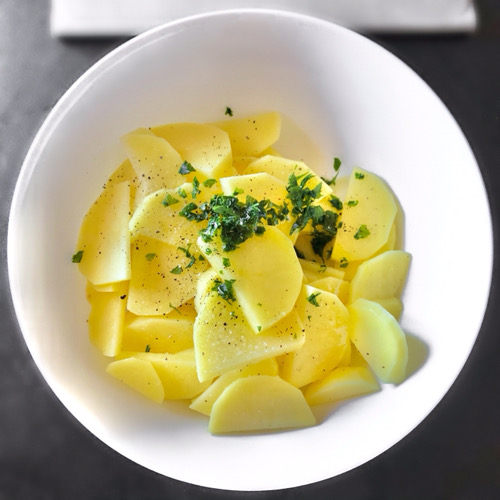 Patate con pomodorini al forno